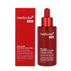 Сыворотка-пилинг с янтарной кислотой против акне и пигментации Red Acne Succinic Acid Peel Medicube 40 гр