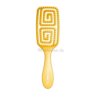 Расческа для сухих и влажных волос с ароматом манго MZ005 / Wet Detangler Brush Rectangular Mango