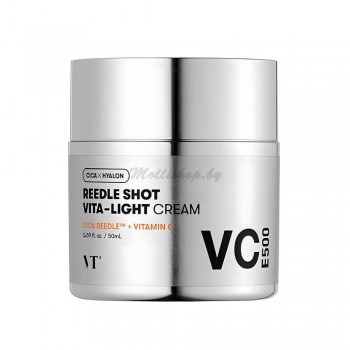Осветляющий крем с микроиглами и витамином C VT Cosmetics Reedle Shot Vita-light Cream Осветляющий крем с микроиглами и витамином C VT Cosmetics Reedle Shot Vita-light Cream