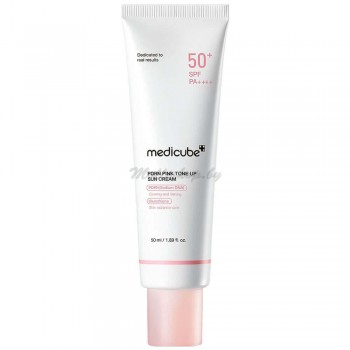 Тонирующий солнцезащитный крем с ПДРН medicube PDRN Pink Tone Up Sun Cream SPF50+ PA++++