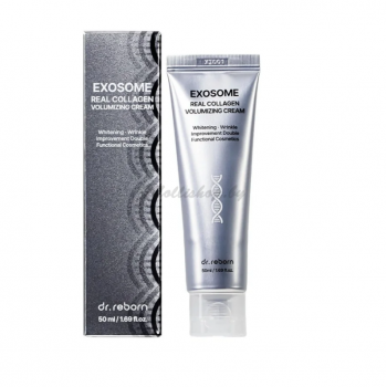 Крем с экзосомами, коллагеном и бакучиолом c эффектом лифтинга Dr.Reborn Exosome Real Collagen Volumizing Cream