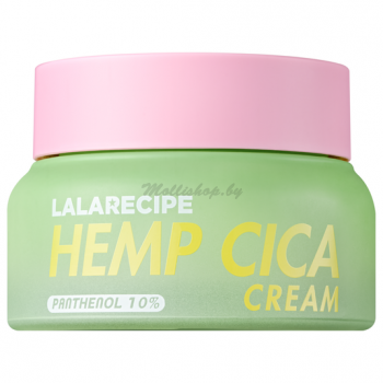 Успокаивающий гель-крем с комплексом Cica и экстрактом семян конопли |50 ml| Lalarecipe Hemp Cica Cream