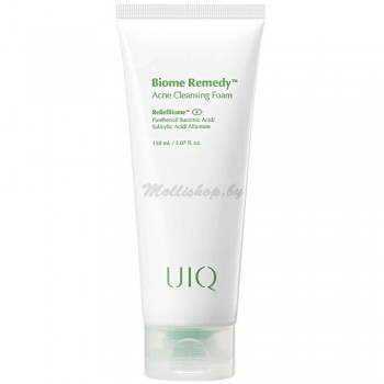 Очищающая пенка с пробиотиками против акне UIQ Biome Remedy Acne Cleansing Foam