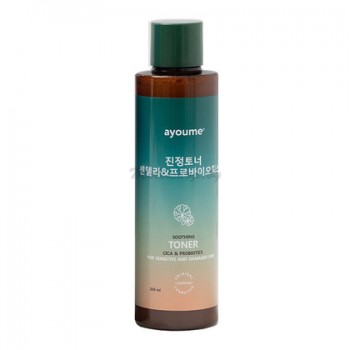  Тонер для лица успокаивающий с центеллой азиатской и пробиотиками AYOUME CICA & PROBIOTICS Soothing Toner 150 мл