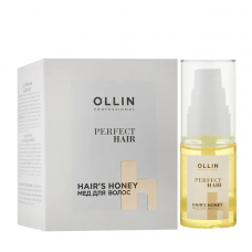 Мёд для волос, аргановое масло и масло жажоба OLLIN Professional PERFECT HAIR 30мл