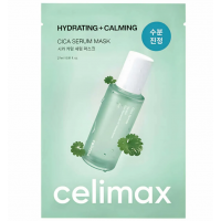Маска тканевая успокаивающая и увлажняющая на основе центеллы The Real Cica Calming Serum Mask celimax The Real Cica 
