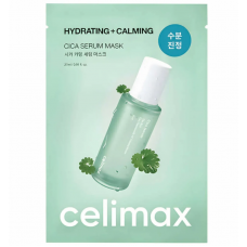 Маска тканевая успокаивающая и увлажняющая на основе центеллы The Real Cica Calming Serum Mask celimax The Real Cica 