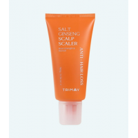 Солевой скраб для кожт головы Trimay Salt Ginseng Anti-Hair Loss Scalp Scaler 180ml