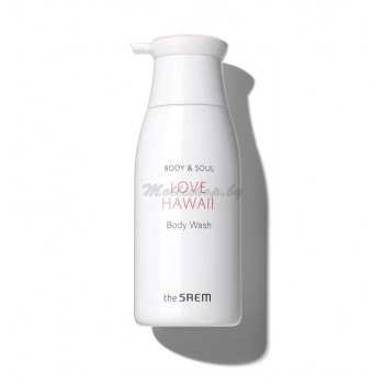 Гель для душа с экстрактом цветов гибискуса The Saem Body & Soul Love Hawaii Body Wash