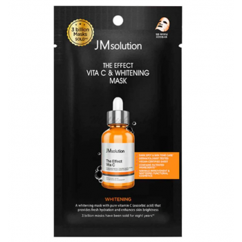 Тканевая маска с витамином С и ниацинамидомJMsolution The Effect Vita C & Whitening Mask