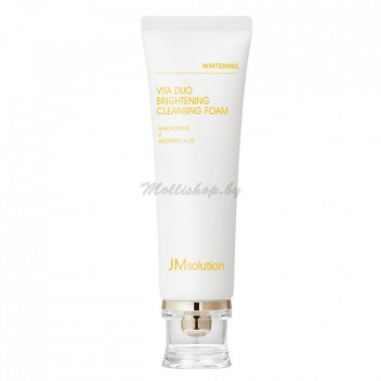 Пенка для умывания с отбеливающим эффектом с витаминами JM SOLUTION VITA DUO BRIGHTENING CLEANSING FOAM 120мл