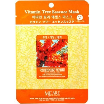 Маска тканевая облепиха Vitamin Tree Essence Mask Mijin 